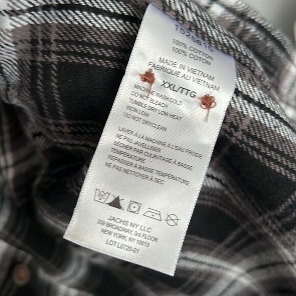 Jachs New York Checkered cotton button down shirt sweater - Picture 4 of 4